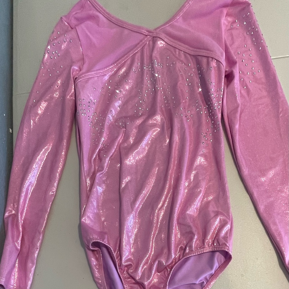 Cat & Jack Sparkling Pink Kids Leotard